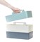 Enjoy Organizer 3 Pack Portable Caddy with Handle – 8 Compartments, Removable Dividers, School & Office Storage Bin- Made In USA